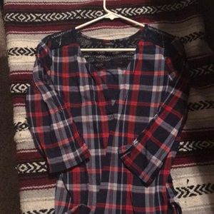 Large flannel top